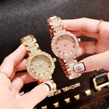 Luxury Brand Gold Wrist Watch