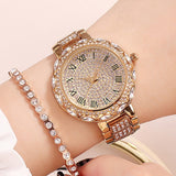 Luxury Brand Gold Wrist Watch