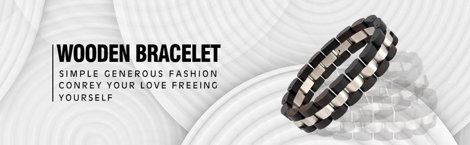 Two-tone Wooden Watch for Women