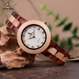 Two-tone Wooden Watch for Women
