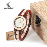 Two-tone Wooden Watch for Women