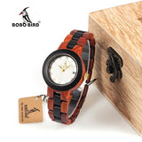 Two-tone Wooden Watch for Women